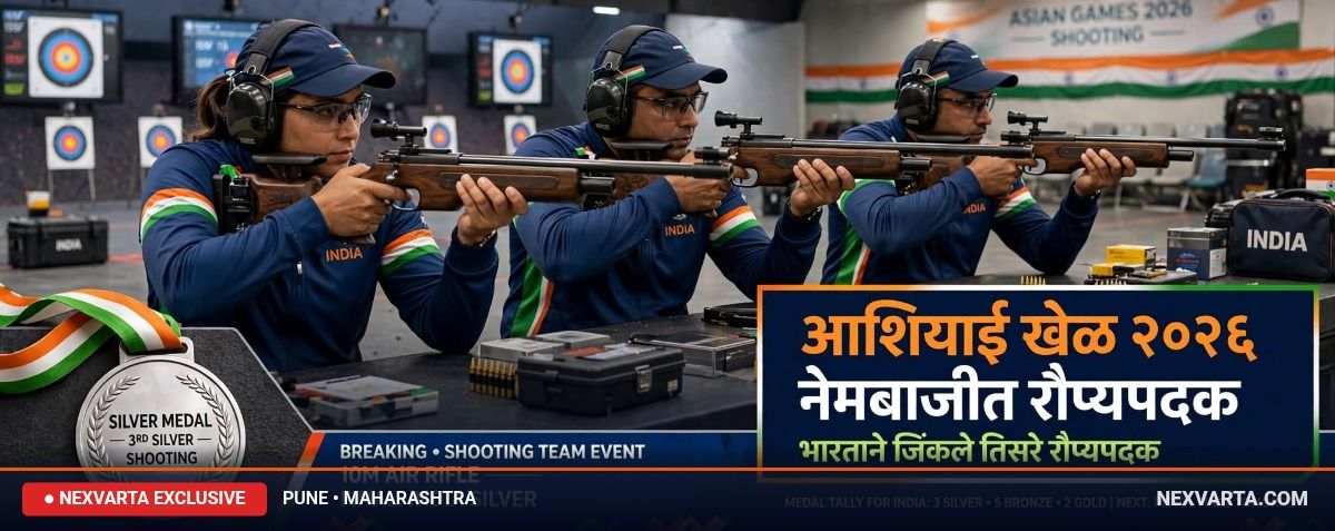 आशियाई खेळ २०२६ मध्ये भारताचा ऐतिहासिक सुवर्ण धडाका; एकूण ११२ पदकांसह नवा विक्रम!